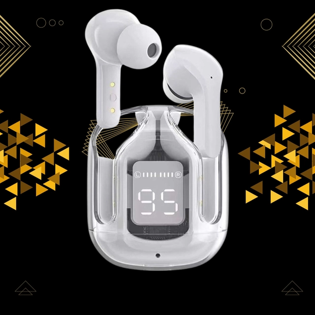 Wireless Bluetooth Earbuds with Charging Case (White)