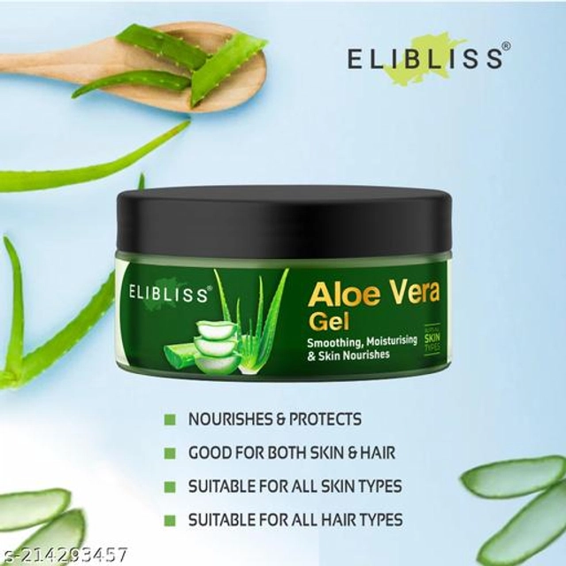 ELIBLISS Aloe Vera Face Gel (50 g, Pack of 2)