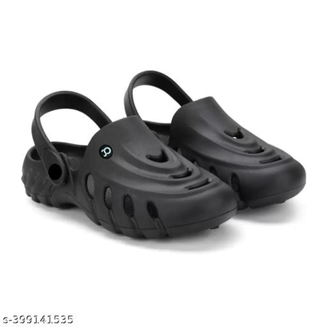 Clogs for Men (Black, 6)