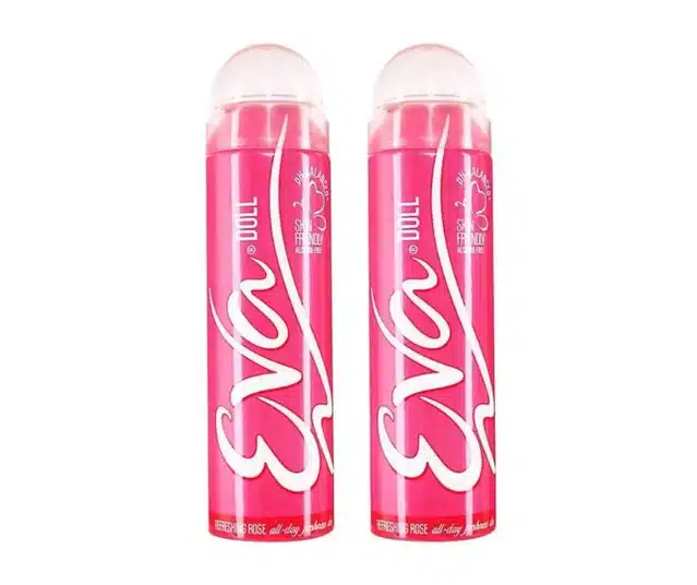 Eva Doll Deodorant for Women (125 ml, Pack of 2)