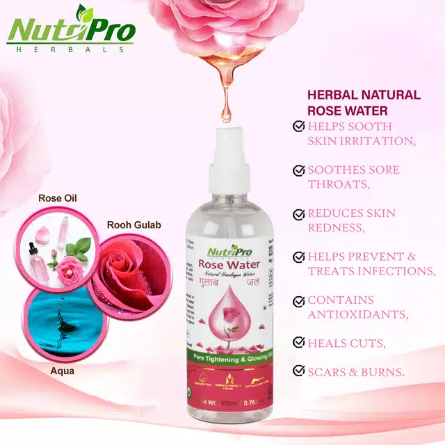 Natural Himalayan Rose Water