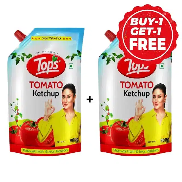 Tops Tomato Ketchup 2X850 g (Pouch) Buy 1 Get 1 Free