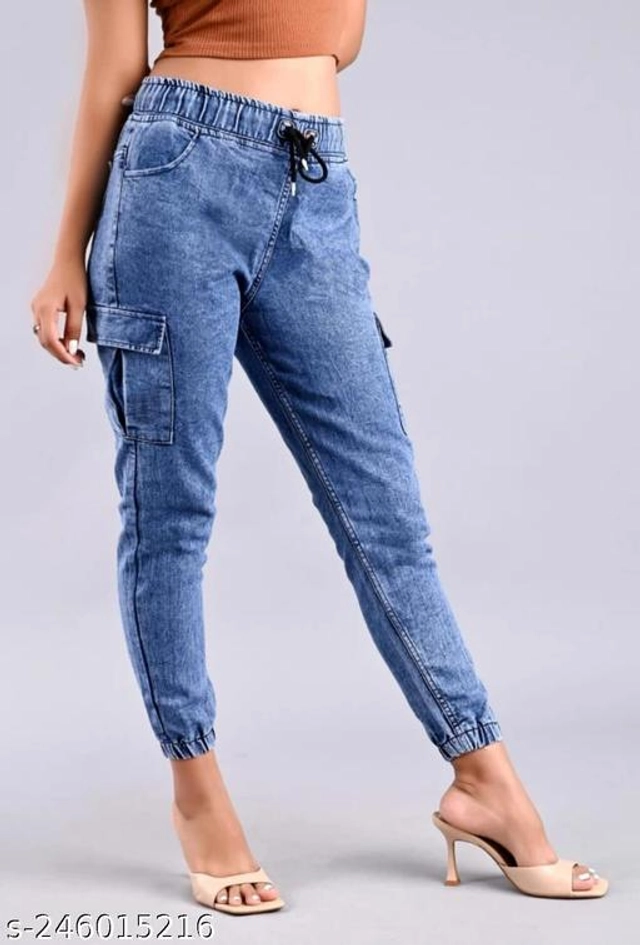 Denim Jeans for Girls (Black, 12-13 Years)