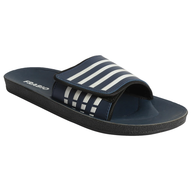 Sliders for Men (Navy Blue, 6)