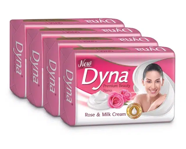 Dyna Rose Extract & Milk Cream 4X41 g (Pack of 4)