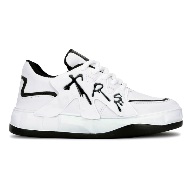 Casual Shoes for Men (Black & White, 6)