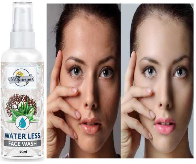 Abhigamyah Waterless Face Wash For Brighter & Fresher Look For Men & Women (100 ml) (A-21)