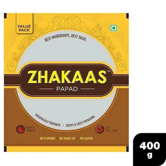 Zhakaas Papad 400 g