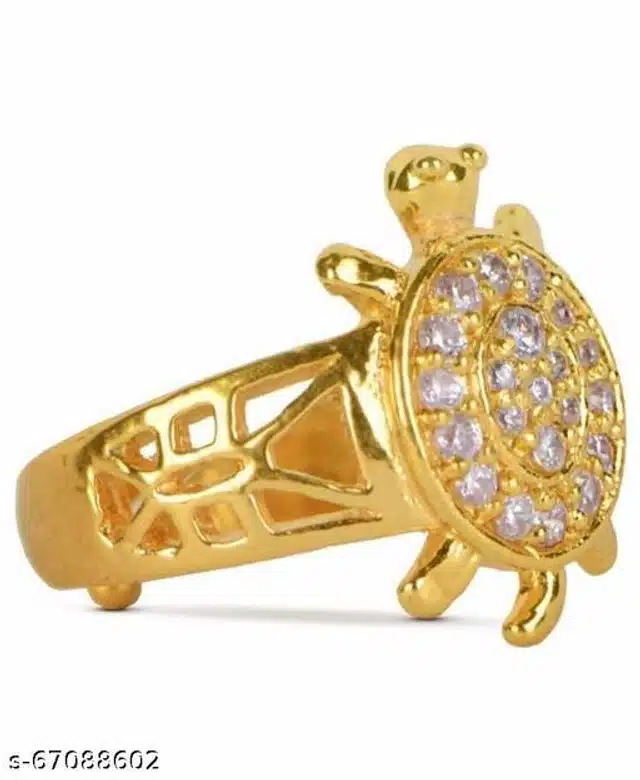 Turtle Meru Yantra Finger Ring (Gold)