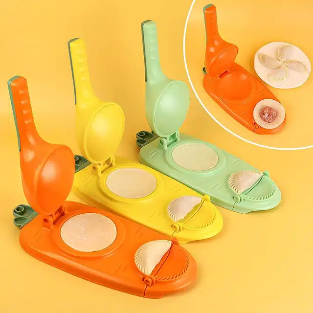 Plastic 2 in 1 Dumpling Maker Machine (Assorted)