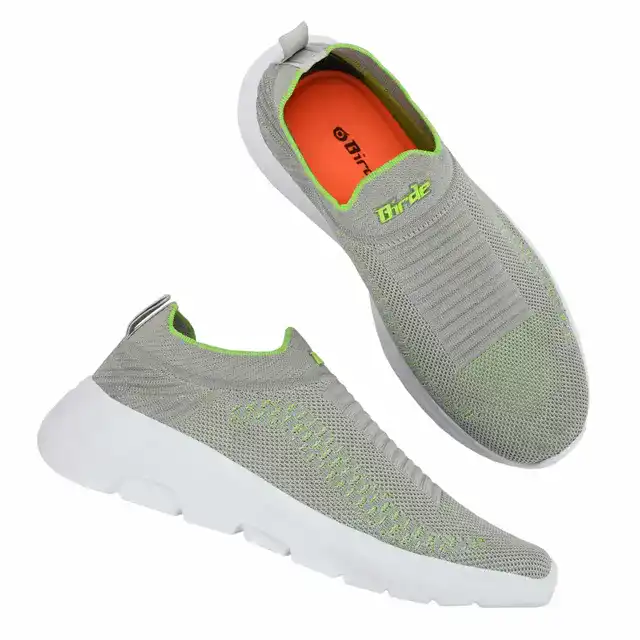 Birde Lightweight Sports Shoes For Mens (Grey, 10) (BRD-638)