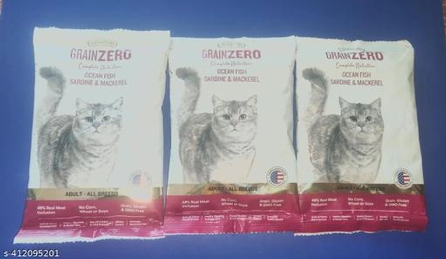 GrainZero Ocean Food for Cats (50 g, Pack of 3)