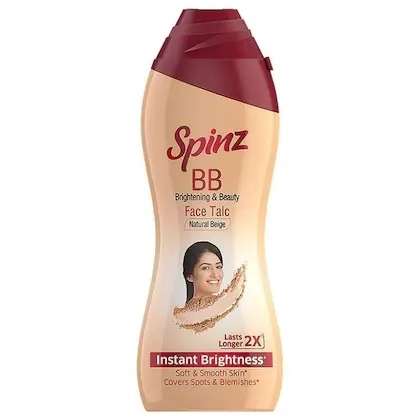 Spinz BB इंस्टेंट ब्राइटनिंग & ब्यूटी फेस टैल्क 70 g