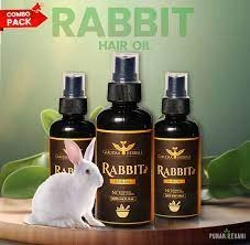 Rabbit Blood Herbal Hair Oil for Men & Women (30 ml, Pack of 3)