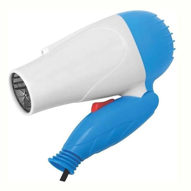 Professional Foldable Hair Dryer for Women (Blue, 1000 W)