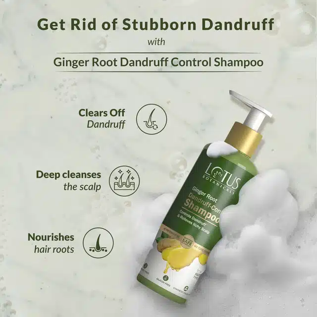 Lotus Botanicals Dandruff Control Shampoo (300 ml)