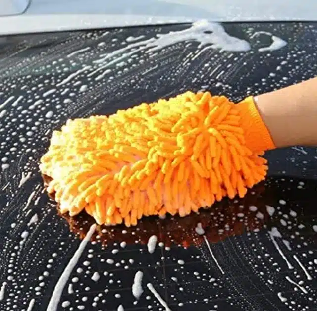 Car Dust Cleaning Gloves (Blue)