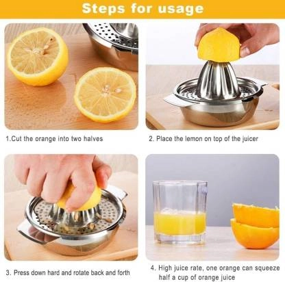 Dynore kitchenware Stainless Steel Manual Citrus Juicer