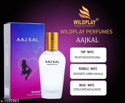 Wildplay Chocolete & Aajkal Perfume Spray for Women (25 ml, Set of 2)