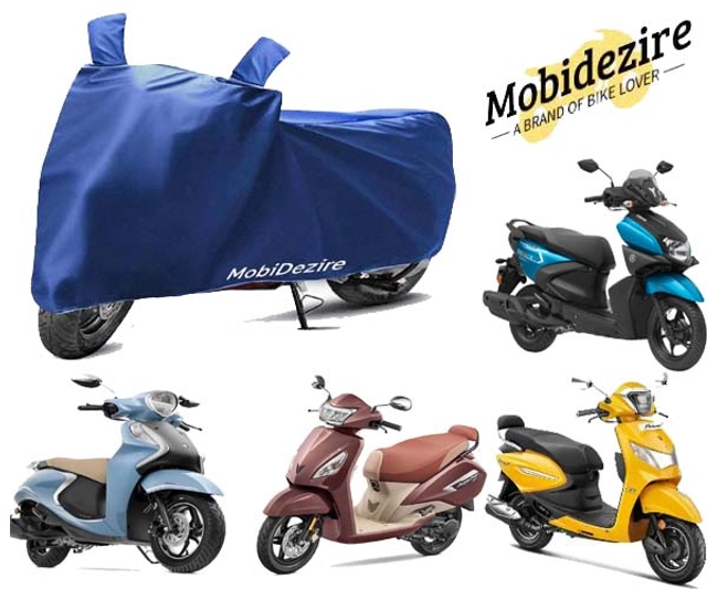 Polyester Universal Waterproof Motorcycle Cover (Blue)