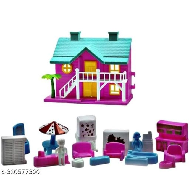 Family House Set Toy for Kids (Multicolor)