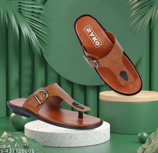 Flipflops for Men (Tan, 6)