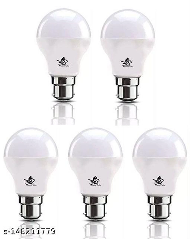 Newtal India LED Bulb (White, 9 W) (Pack of 5)