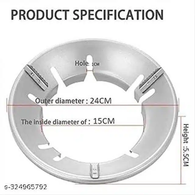 Gas Saver Burner Stand (Silver)