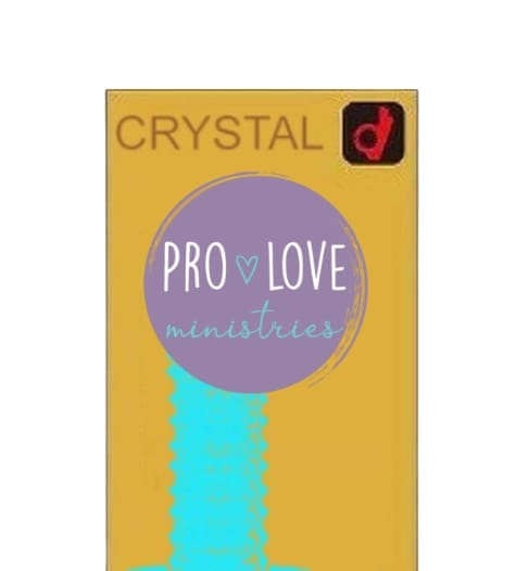 Rubber Crystal Extra Dotted Condom (Transparent)