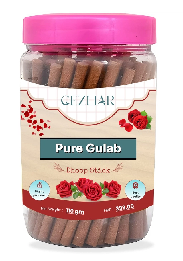 Cezliar Premium Pure Gulab Dhoop Sticks (110 g)