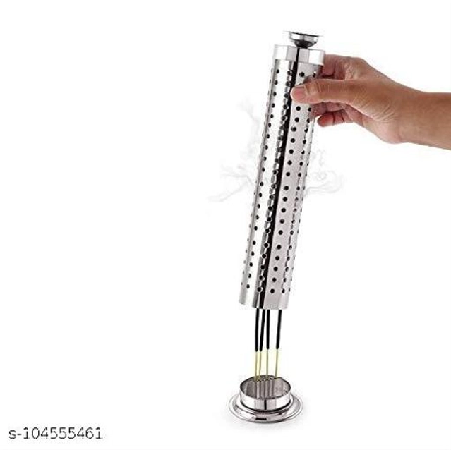 Stainless Steel Incense Sticks Holder (Silver)