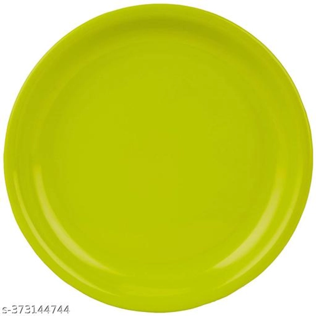 Plastic Plates (Multicolor, Pack of 3)