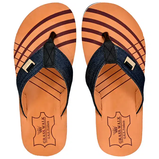 Casual Slippers for Men (Tan, 7) (G27)