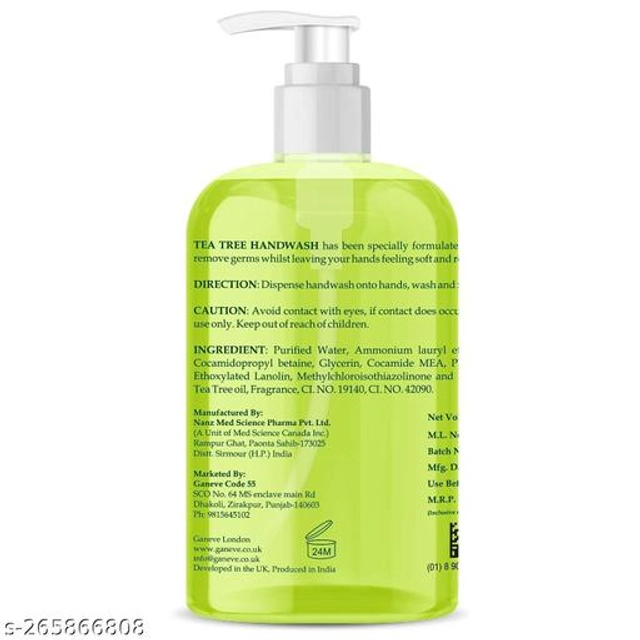 Ganeve London Tea Tree Foaming Handwash (500 ml)