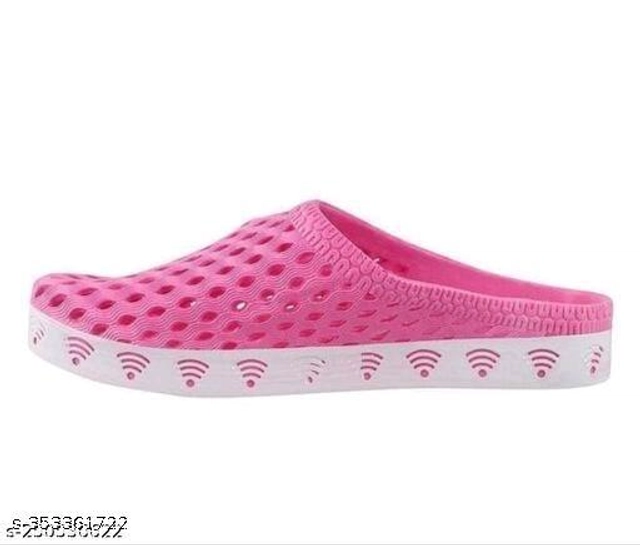 Clogs for Women (Pink, 3)