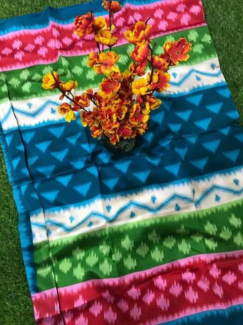 Yashika Designer Women's Saree Cotton Silk With Unstitched Blouse Piece (Multicolor, 5.5M) (Y-40)