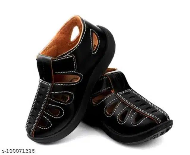 Sandals for Boys (Black, 9-12 Months)