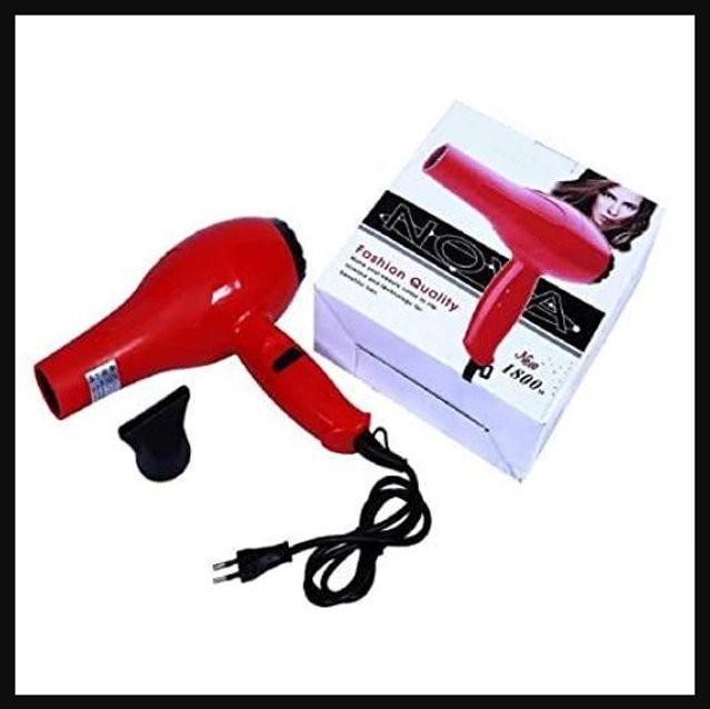 NV-6130 Corded Electric Hair Dryer (Red, 1800 W)