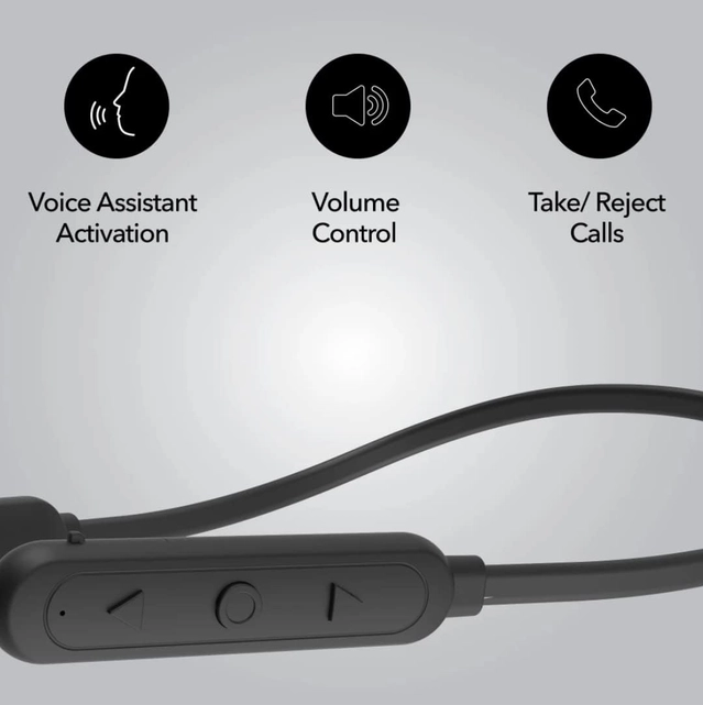 Wireless Bluetooth in-Ear Neckband (Black)