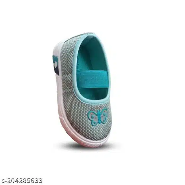 Casual Shoes for Girls (Aqua Blue, 18-21 Months)