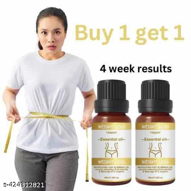  Lissyque Slimming Oil for Fat loss, slimming oil, Reduces Belly fat-30ml(buy one get one free)