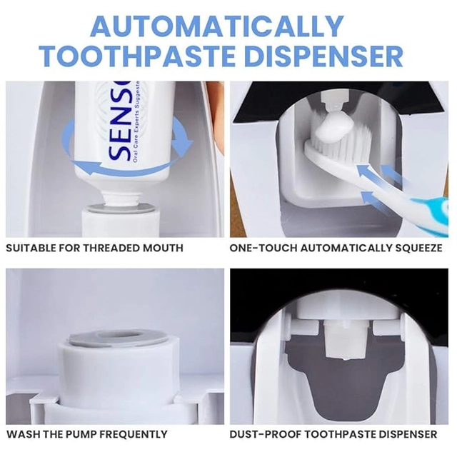 Automatic Toothpaste Dispenser (Multicolor)