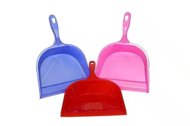 Unbreakable Plastic Dust Pan (Assorted)