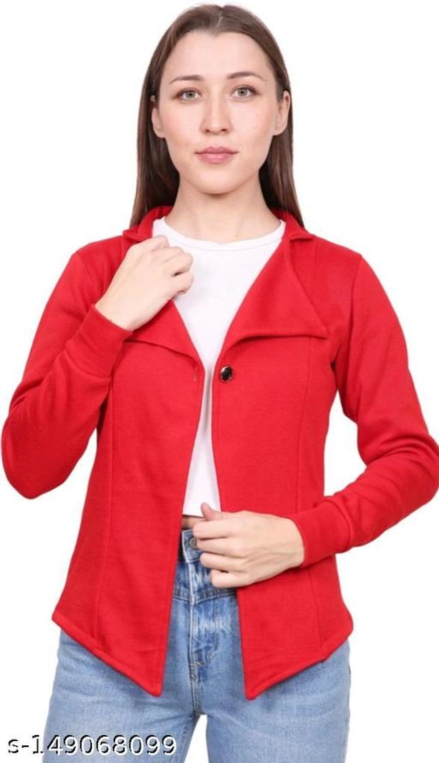 Woolen Shurg for Women (Red, S)