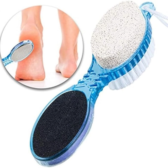 4 in 1 Foot Pedicure Brush (Multicolor)