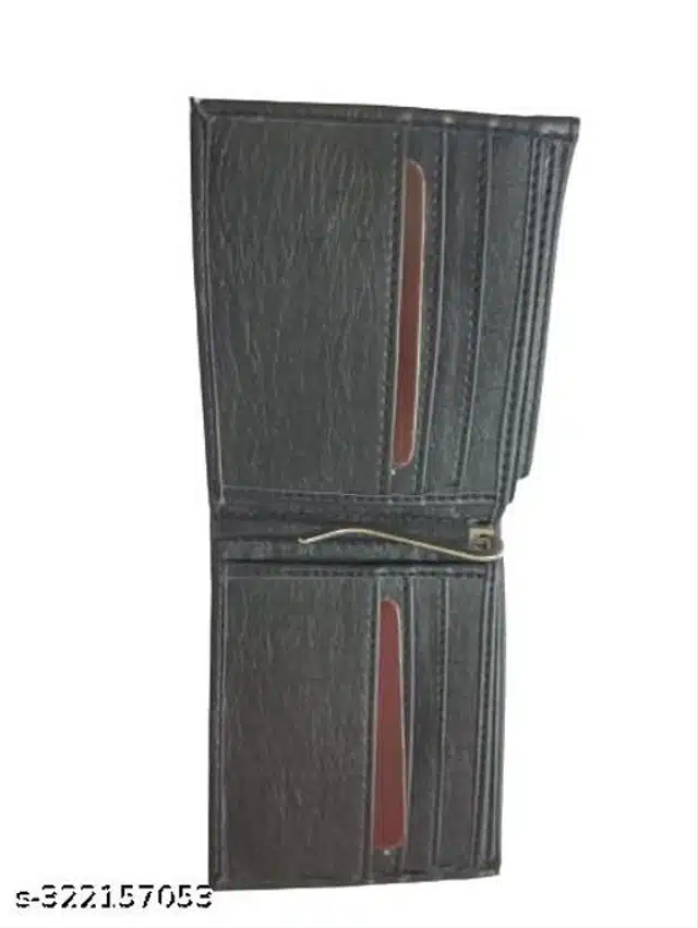 Leather Wallet for Men (Black)