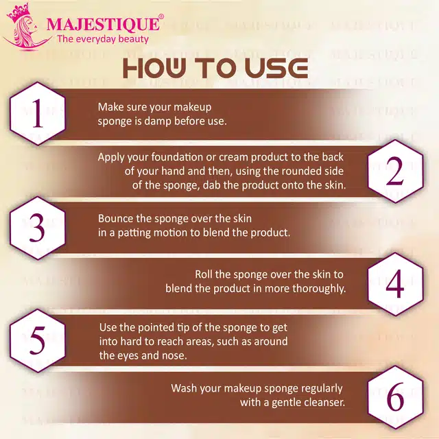 Majestique Reusable Makeup Removal Pads (Pack of 2) (B-130)