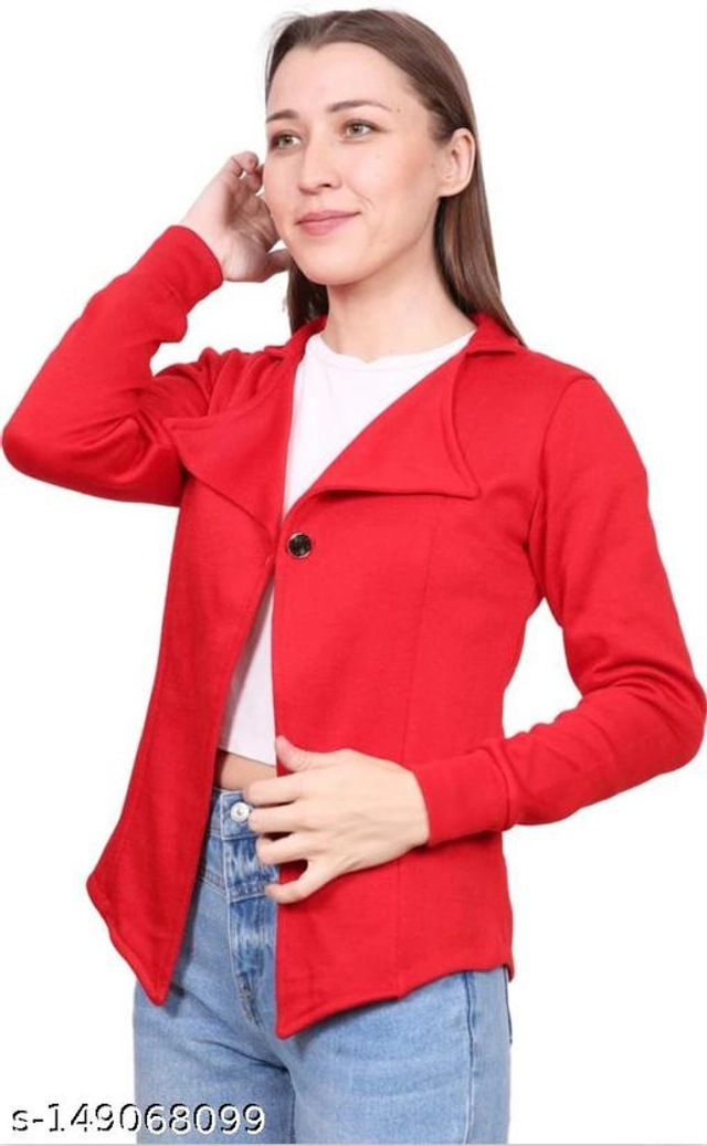 Woolen Shurg for Women (Red, S)