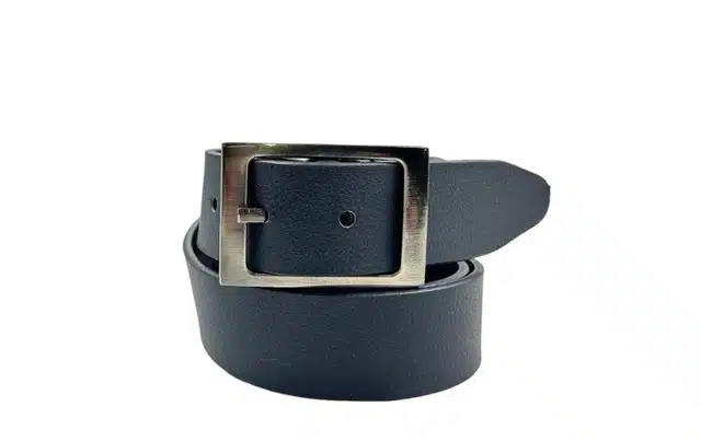 Leather Belt for Men (Black, 26)