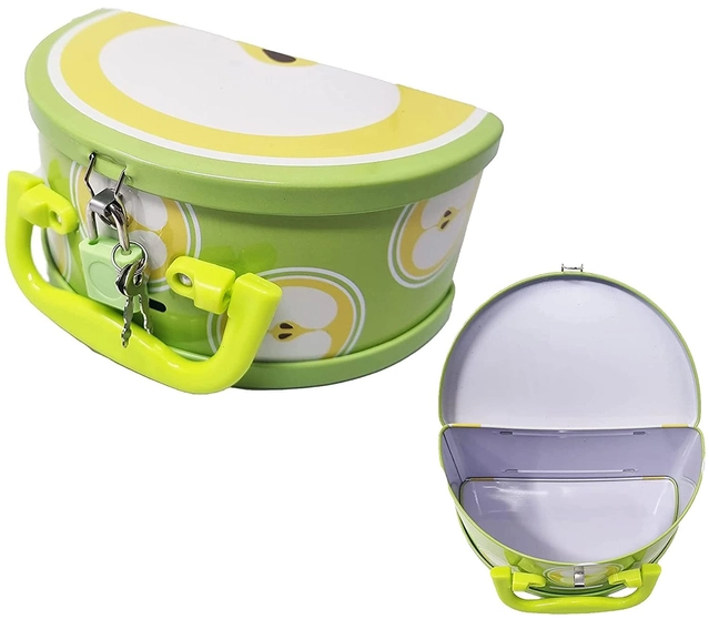 Kalra Magic Fruit Shaped Coin Box for Kids (Mint Green)